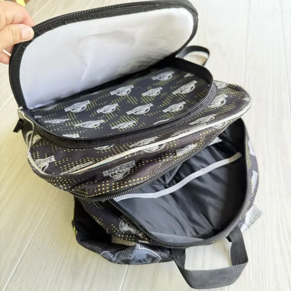 Jurassic World Boys Black Laptop Sleeve Backpack School Bag – Preowned